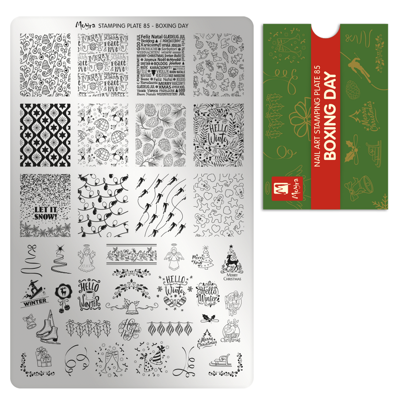 Moyra - 85 Boxing Day Stamping Plate