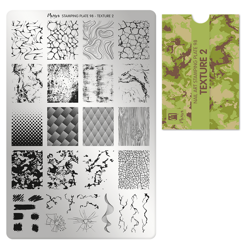 Moyra - 98 Texture 2 Stamping Plate