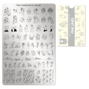 Moyra - 102 Fine Lines Stamping Plate