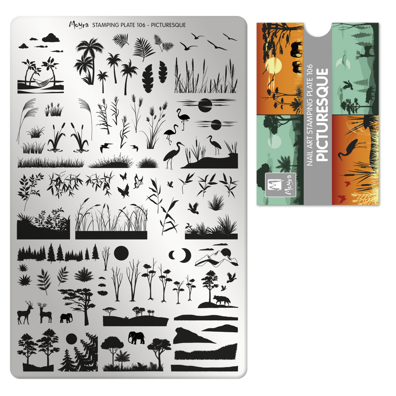 Moyra - 106 Picturesque Stamping Plate