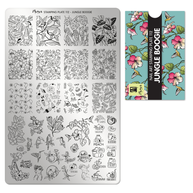 Moyra - 112 Jungle Boogie Stamping Plate