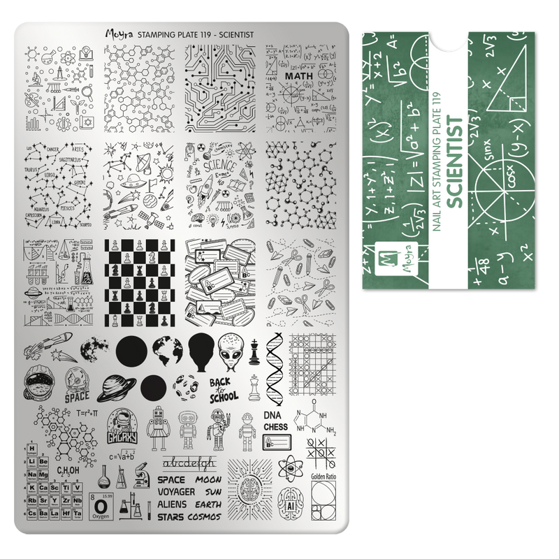 Moyra - 119 Scientist Stamping Plate