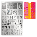 Moyra - 124 Globetrotter - Africa & Australia Stamping Plate