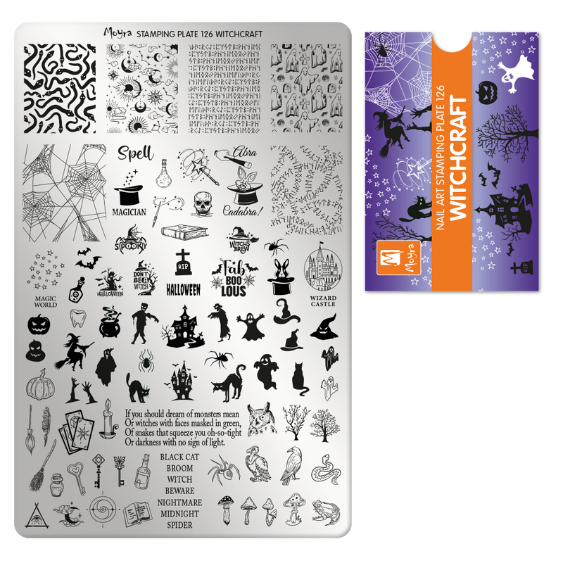 Moyra - 126 Witchcraft Stamping Plate