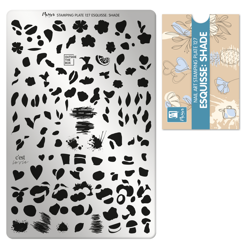 Moyra - 127 Esquisse: Shade Stamping Plate