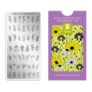 Moyra - 123 Garden of Delight Mini Stamping Plate
