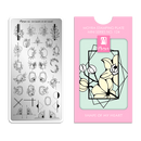 Moyra - 124 Shape of My Heart Mini Stamping Plate