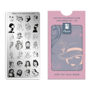 Moyra - 125 Join My Face Book Mini Stamping Plate