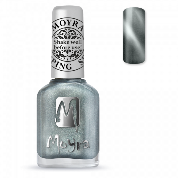 Moyra - SP 30 Magnetic Silver Cat Eye Stamping Polish (Discontinued by WUN)