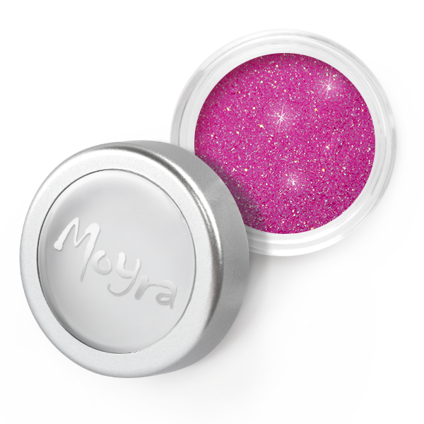 Moyra - 09 Fuchsia Glitter Powder