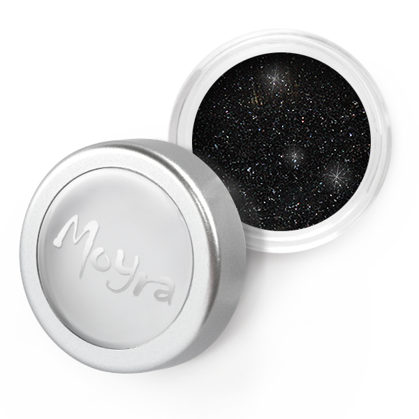 Moyra - 30 Black Glitter Powder