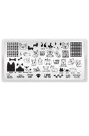 UberChic Beauty - UC Mini - Corgi Love Stamping Plate