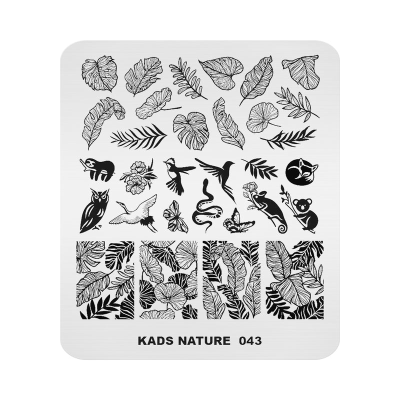 Kads - Nature 043 Stamping Plate