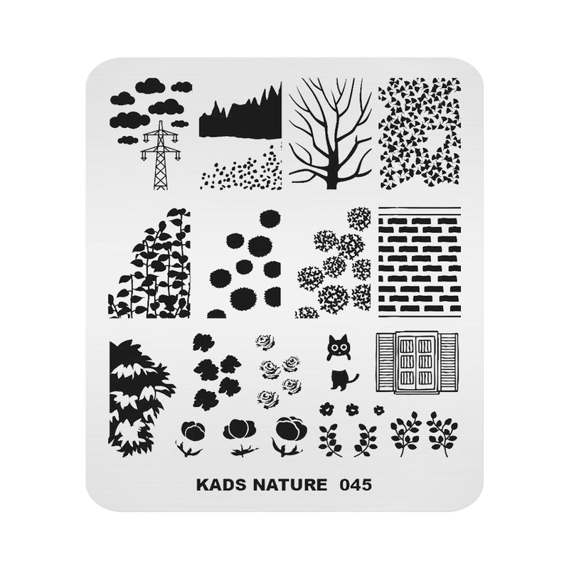 Kads - Nature 045 Stamping Plate