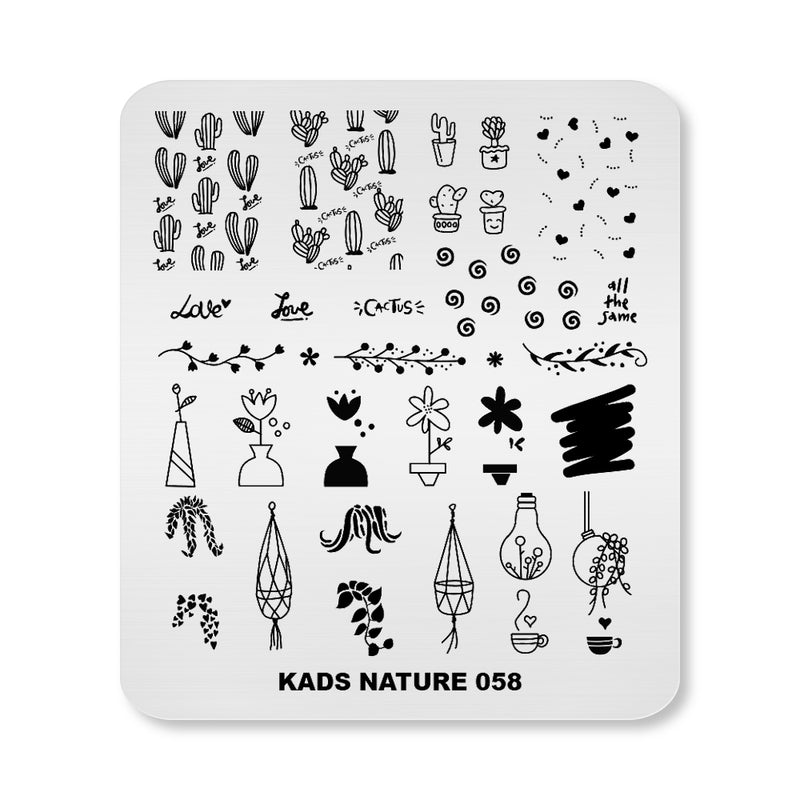 Kads - Nature 058 Stamping Plate