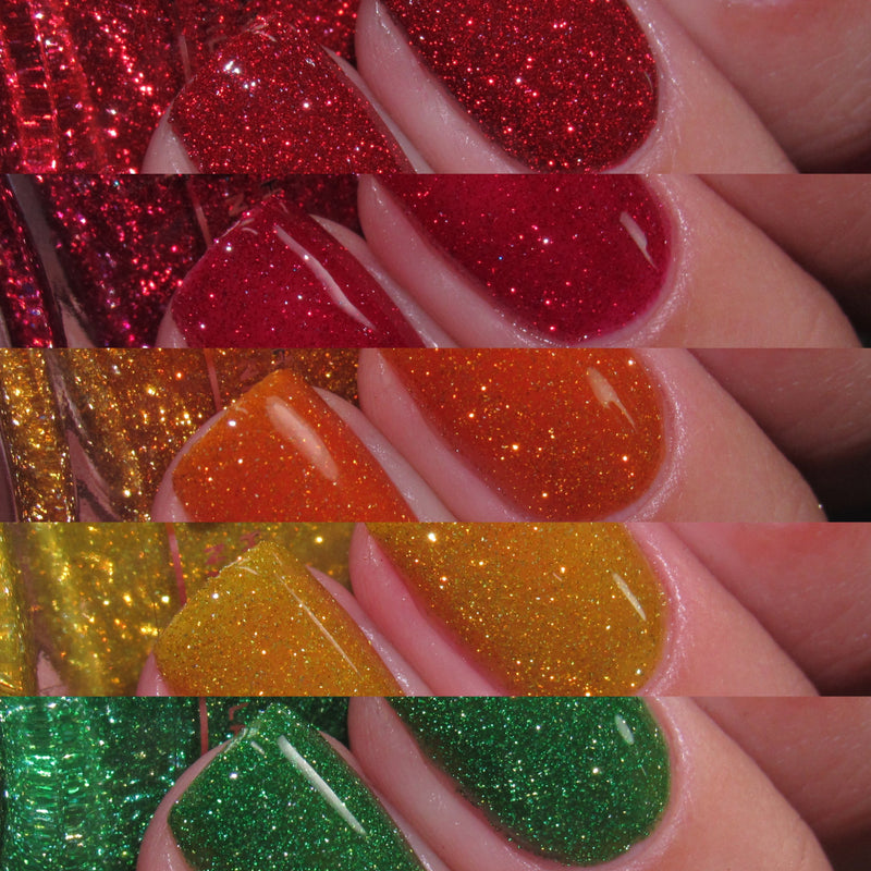 Colores de Carol - Foxfire Nail Polish (Flash Reflective)