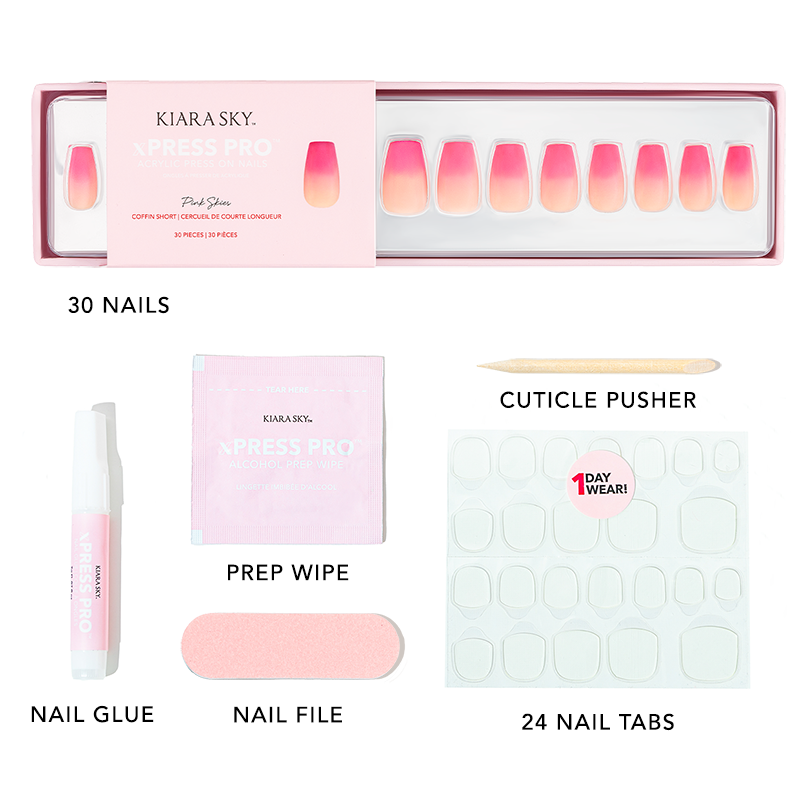 Kiara Sky - Pink Skies Nail Tips