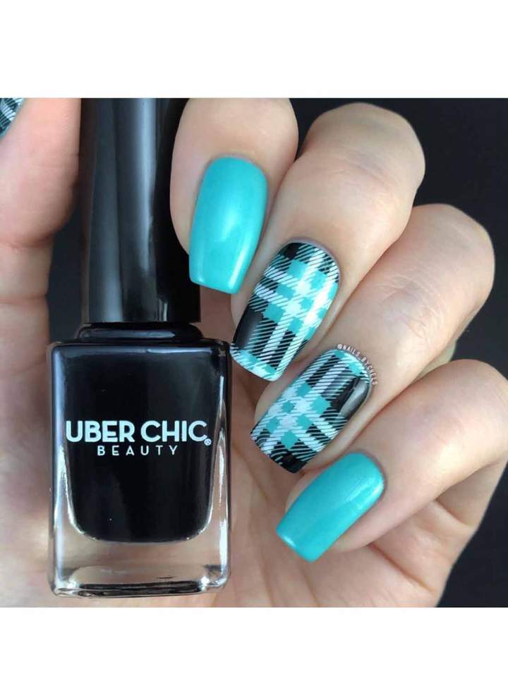 UberChic Beauty - Pure Black Stamping Polish