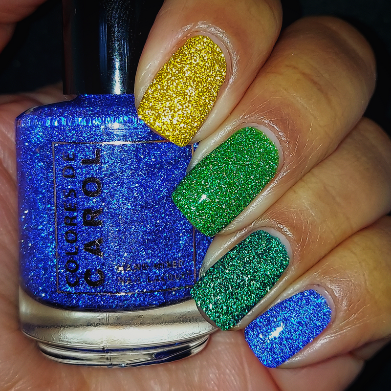 Colores de Carol - Foxfire Nail Polish (Flash Reflective)