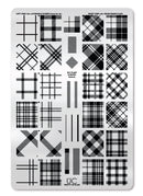 UberChic Beauty - Pretty in Plaid 01 Stamping Plate