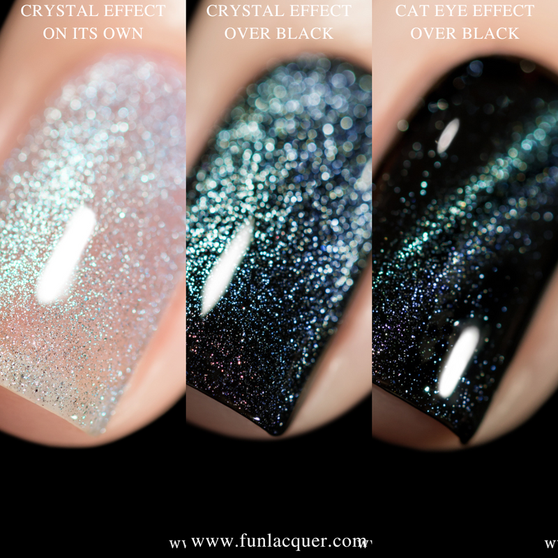[Preorder, Ships Early Nov] F.U.N Lacquer - Blue Rose Platinum Diamond Nail Polish (Magnetic)