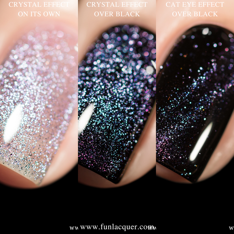 [Preorder, Ships Early Nov] F.U.N Lacquer - Lavender Platinum Diamond Nail Polish (Magnetic)