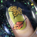 Whats Up Nails - A021 Leaf Pile Stamping Plate