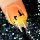 Whats Up Nails - A025 Silhouette Menagerie Stamping Plate