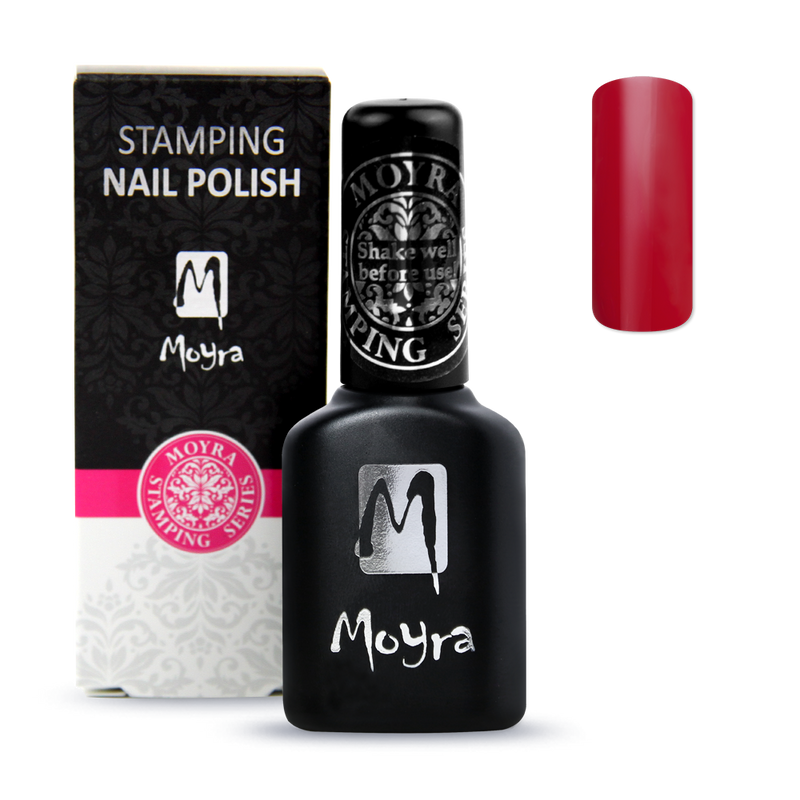 Moyra - Smart Polish (Slow-Drying) SPS05 Red Stamping Polish