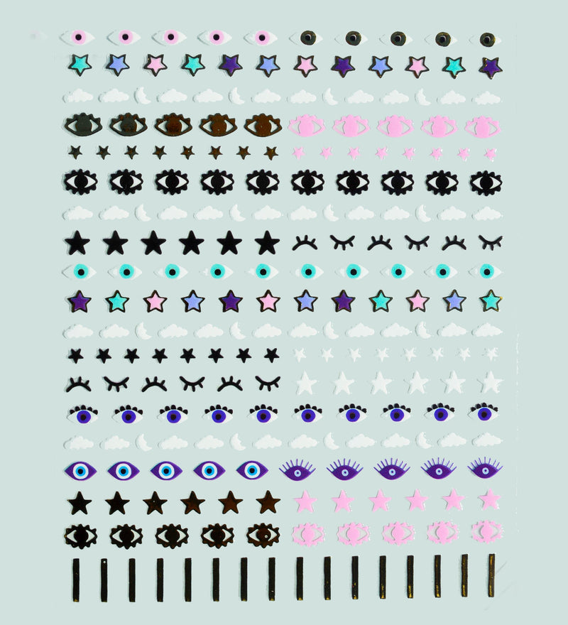 Deco Miami - Stars in Your Eyes Nail Stickers