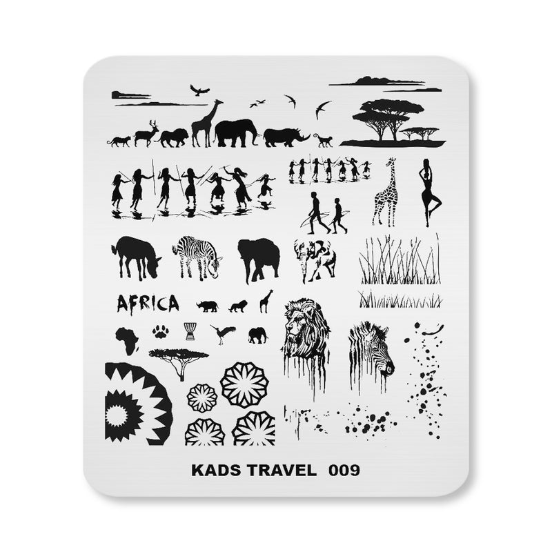Kads - Travel 009 Stamping Plate