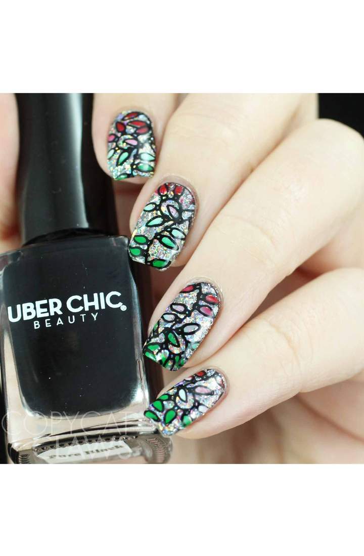 UberChic Beauty - Pure Black Stamping Polish