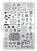 UberChic Beauty - Unicorn Love 02 Stamping Plate