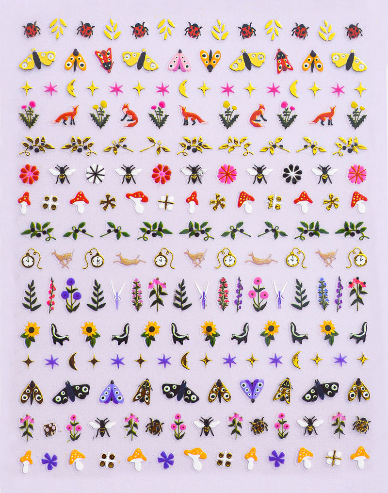 Deco Miami - Wildflower Nail Stickers