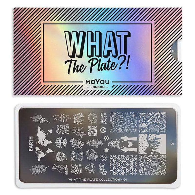 MoYou-London - What the Plate 01 - Earth Day Stamping Plate