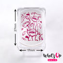 Whats Up Nails - Mini Rectangular Clear Stamper & Scraper