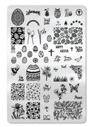 UberChic Beauty - Yay Spring 01 Stamping Plate