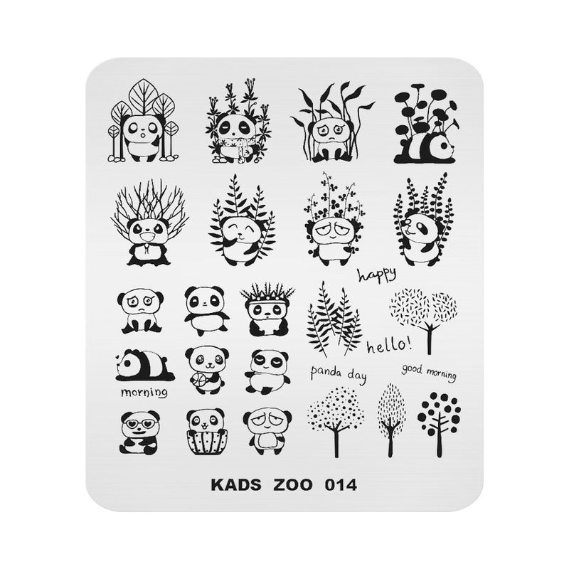 Kads - Zoo 014 Stamping Plate