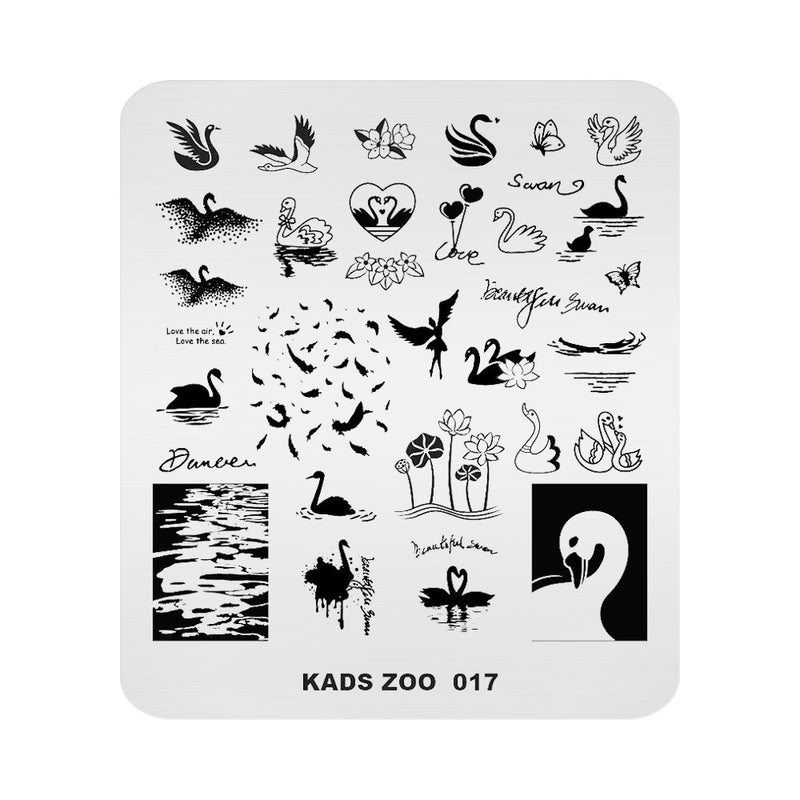 Kads - Zoo 017 Stamping Plate
