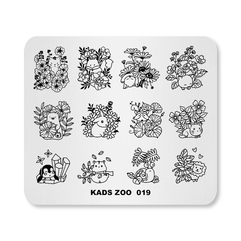 Kads - Zoo 019 Stamping Plate