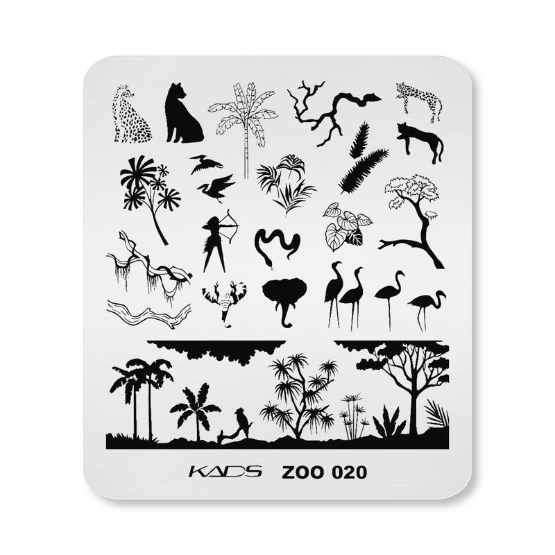 Kads - Zoo 020 Stamping Plate