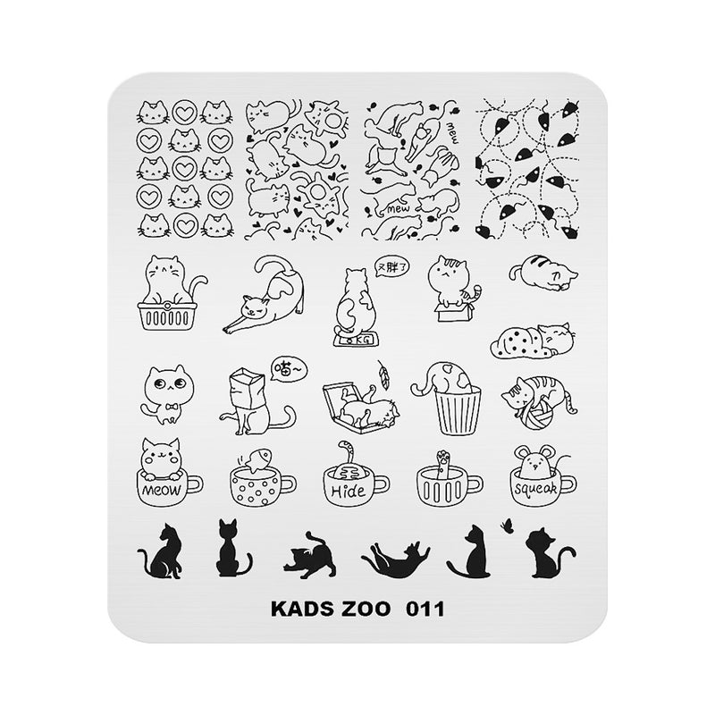 Kads - Zoo 011 Stamping Plate
