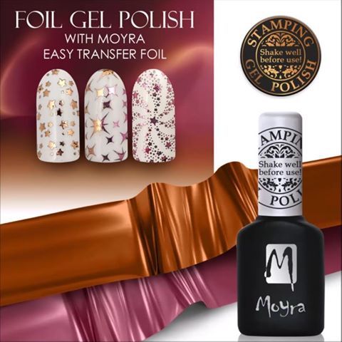 Moyra - Black Foil Gel Stamping Polish