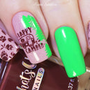 Whats Up Nails - B070 Campfire Stories Stamping Plate