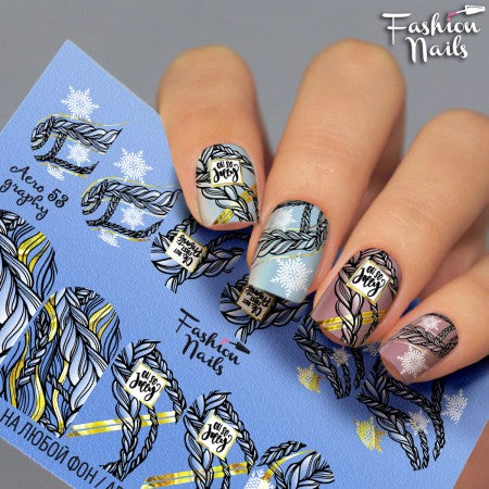 Fashion Nails - AEROgraphy 53 Water Decals (Discontinued by WUN)