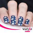 Whats Up Nails - B035 Icy Wonderland Stamping Plate