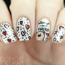 UberChic Beauty - Love & Marriage 05 Stamping Plate (Discontinued by WUN)