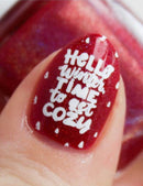 UberChic Beauty - UC Mini - Cozy At Home Stamping Plate