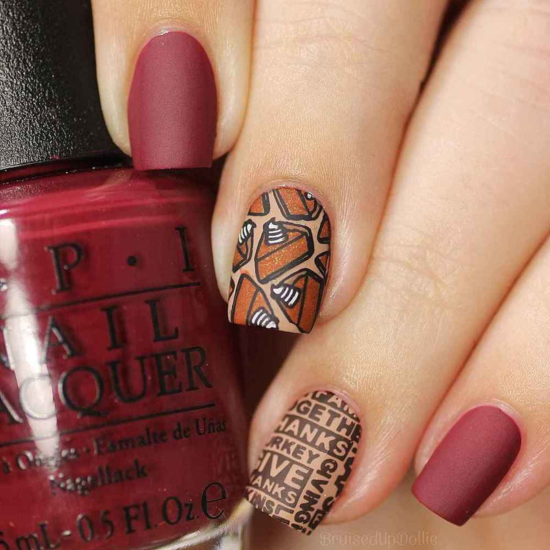 UberChic Beauty - UC Mini - Give Thanks Stamping Plate