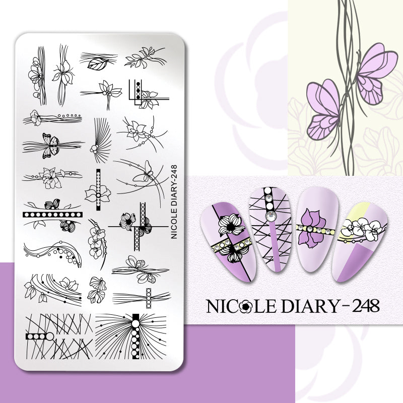 Nicole Diary - 248 String Me Along Stamping Plate